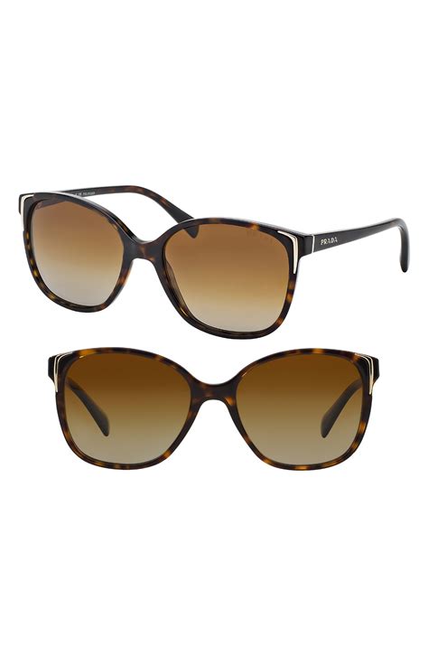 prada havana cat eye sunglasses|prada polarized sunglasses pr 01os.